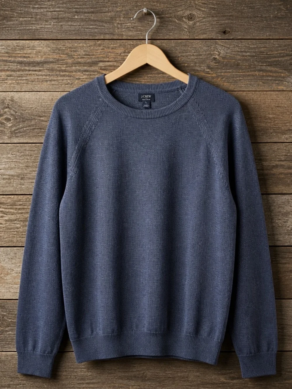 NWT J. Crew Lightweight Blue Crew Neck Sweater - Size Large